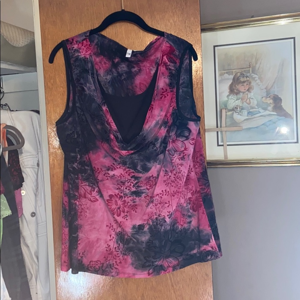 floral blouse